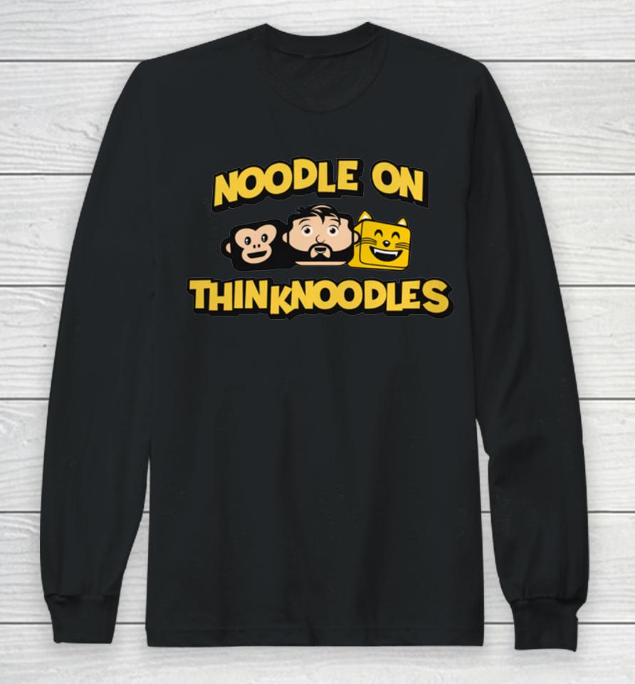 Thinknoodles Merch Noodle On Thinknoodles Long Sleeve T-Shirt