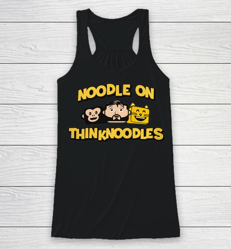 Thinknoodles Merch Noodle On Thinknoodles Racerback Tank