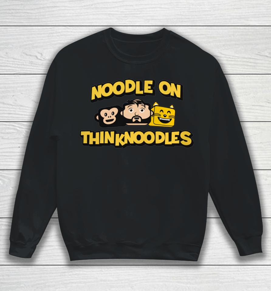 Thinknoodles Merch Noodle On Thinknoodles Sweatshirt