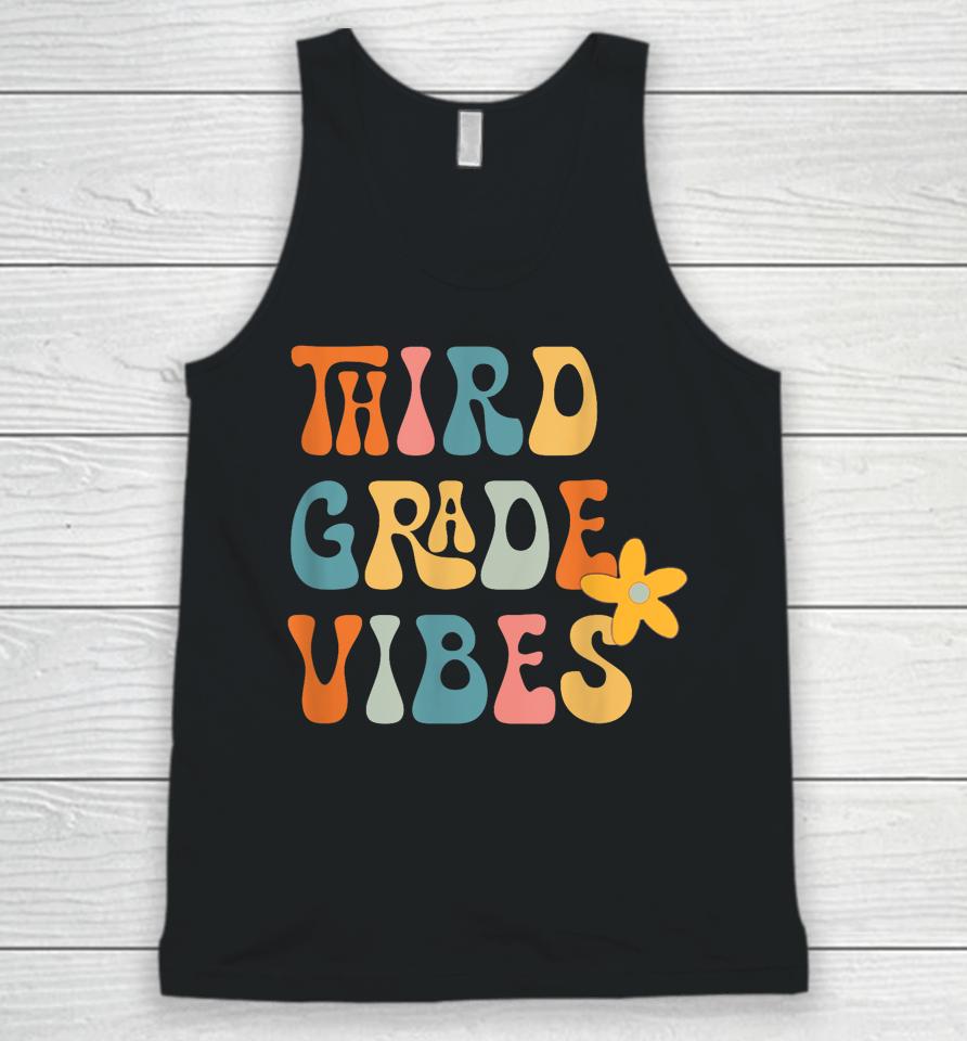 Third Grade Vbes, 3Rd Grade Squad, Back To The School Unisex Tank Top