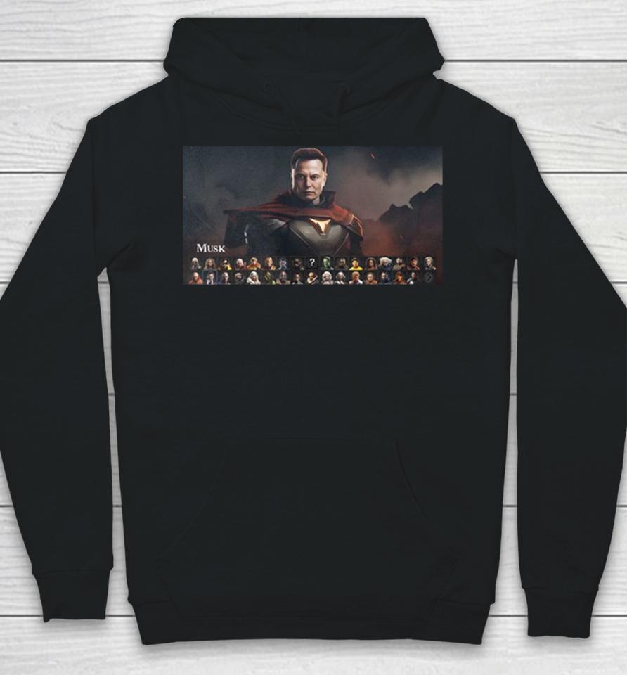 This Celebrity Mortal Kombat 1 Concept With Elon Musk Hoodie