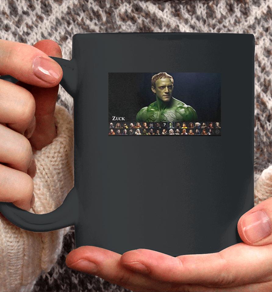 This Celebrity Mortal Kombat 1 Concept With Mark Zuckerberg Coffee Mug