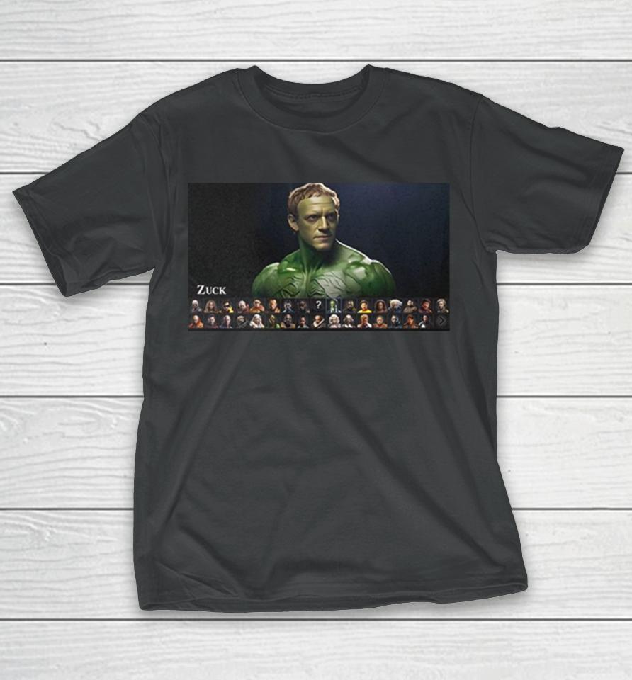 This Celebrity Mortal Kombat 1 Concept With Mark Zuckerberg T-Shirt