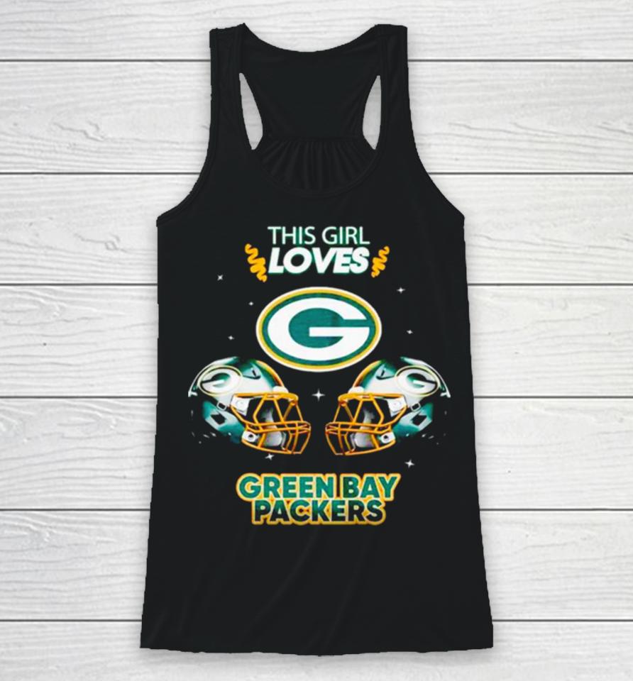 This Girl Loves Green Bay Packers Racerback Tank