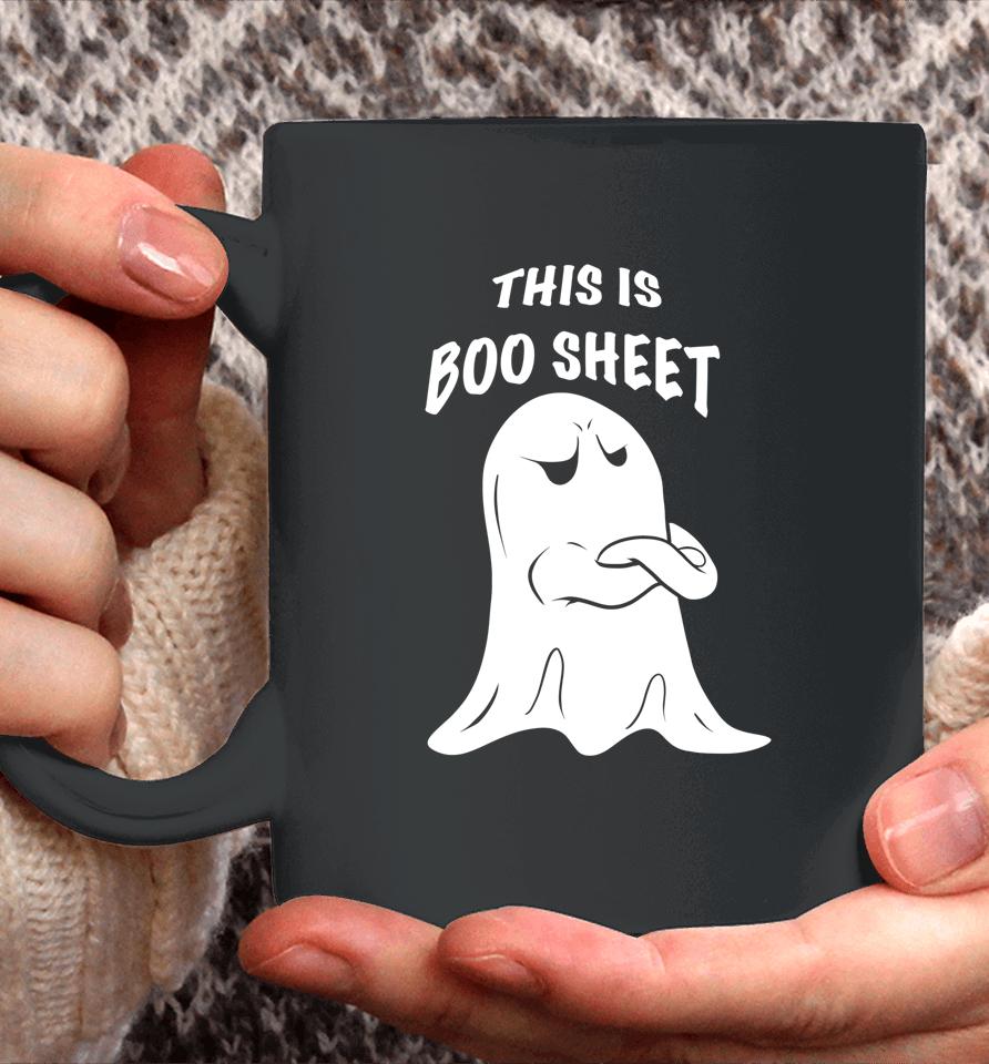 This Is Boo Sheet Halloween Ghost Costume Coffee Mug