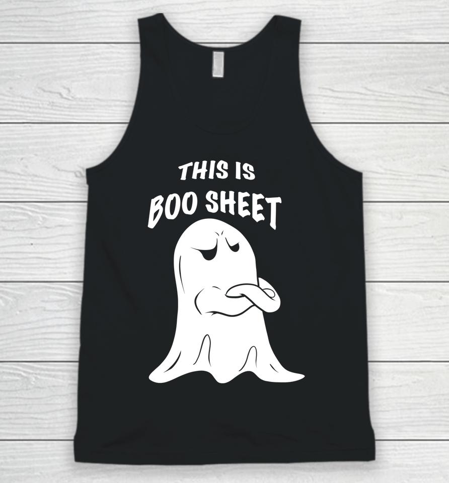 This Is Boo Sheet Halloween Ghost Costume Unisex Tank Top