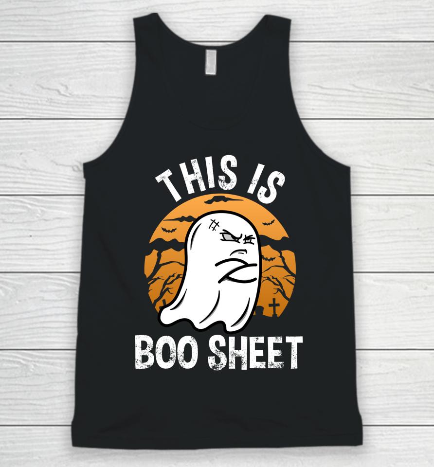 This Is Boo Sheet Halloween Unisex Tank Top