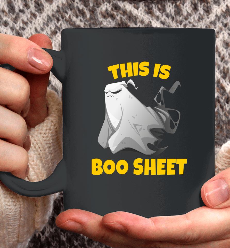 This Is Boo Sheet T-Shirt Ghost Halloween Coffee Mug