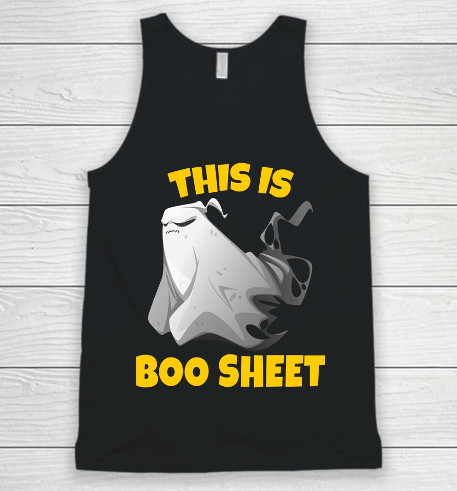 This Is Boo Sheet T-Shirt Ghost Halloween Unisex Tank Top