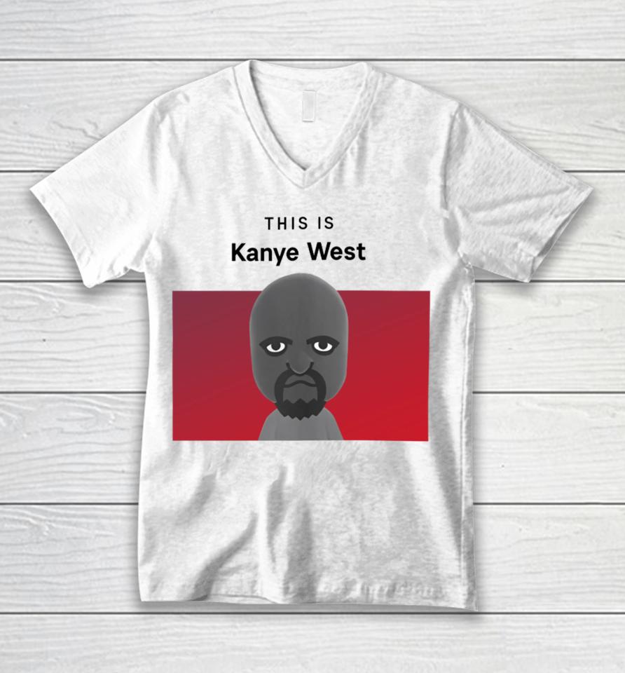 This Is Kanye West Matt Unisex V-Neck T-Shirt