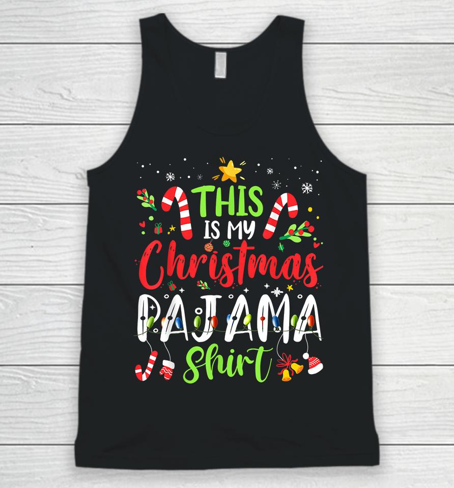 This Is My Christmas Pajama Unisex Tank Top