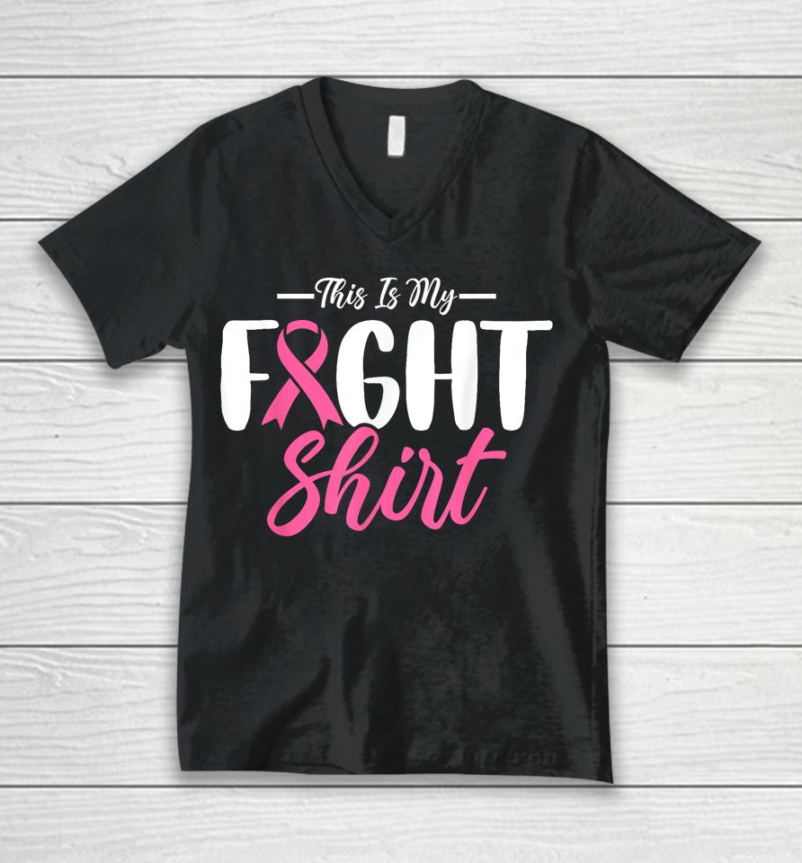This Is My Fights Take Back My Life Breast Cancer Awareness Unisex V-Neck T-Shirt