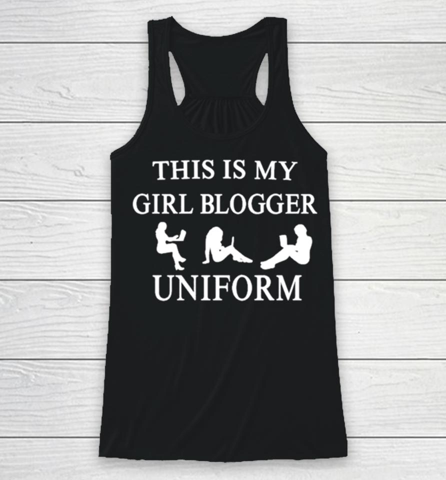 This Is My Girl Blogger Uniform Sexy Work Racerback Tank