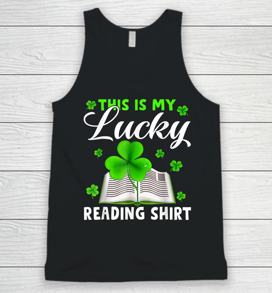 This Is My Lucky Reading St Patrick's Day Unisex Tank Top