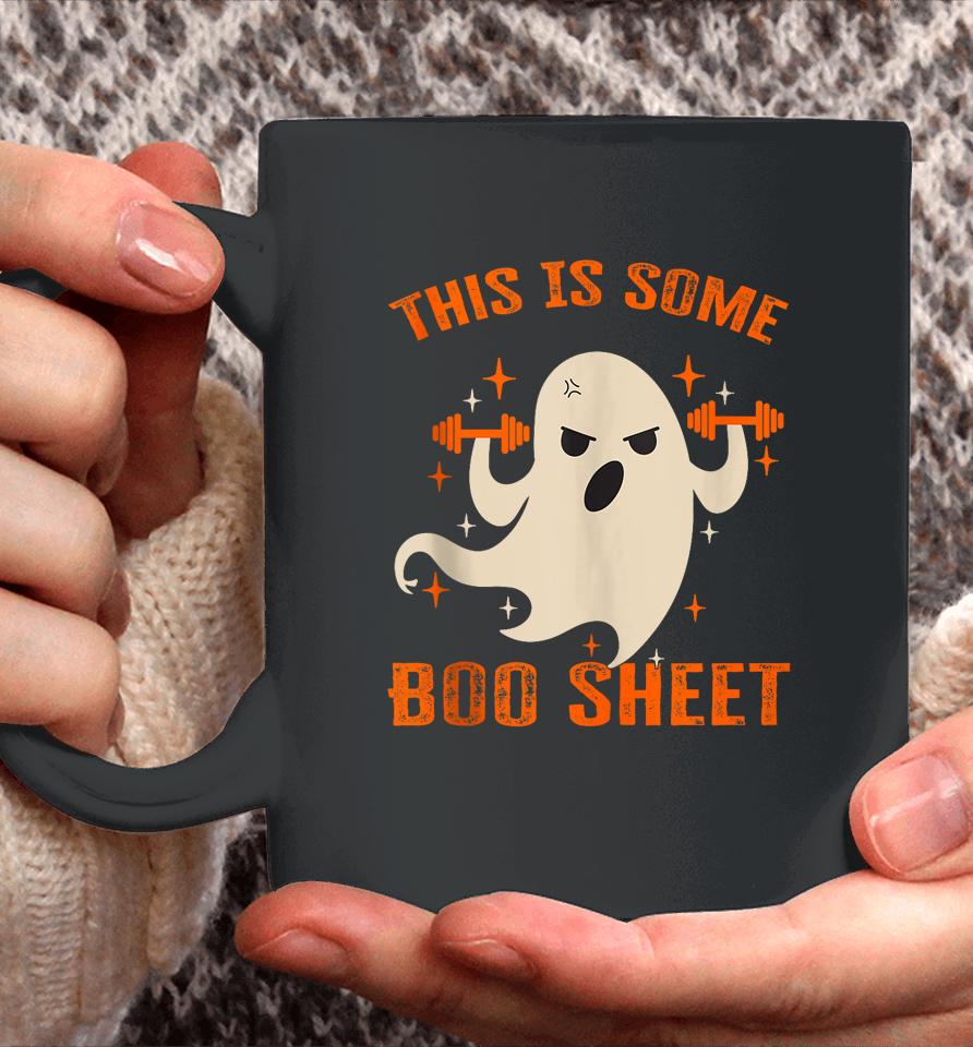 This Is Some Boo Sheet Gym Fitness Workout Funny Halloween Coffee Mug