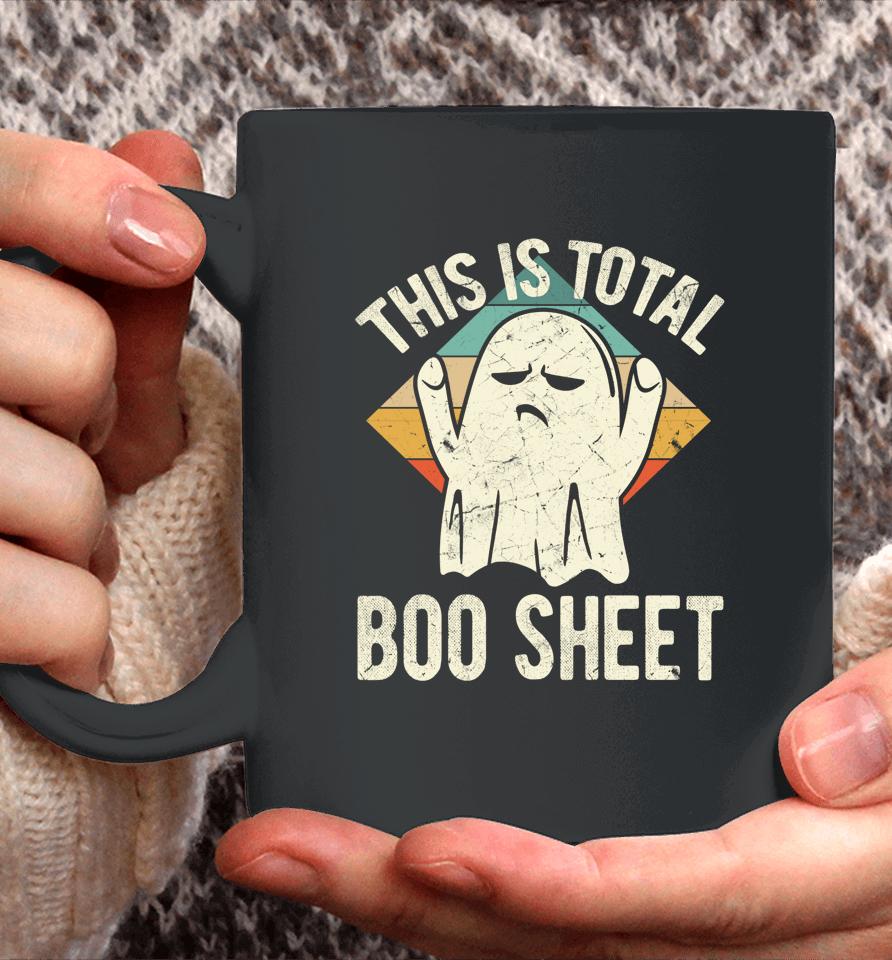 This Is Total Boo Sheet Halloween Ghost Coffee Mug