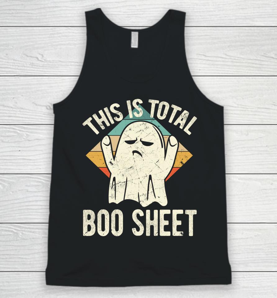 This Is Total Boo Sheet Halloween Ghost Unisex Tank Top