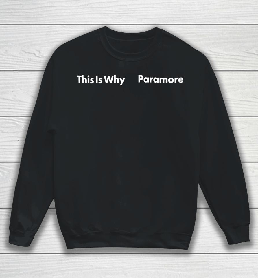 This Is Why Paramore Brown Album Sweatshirt