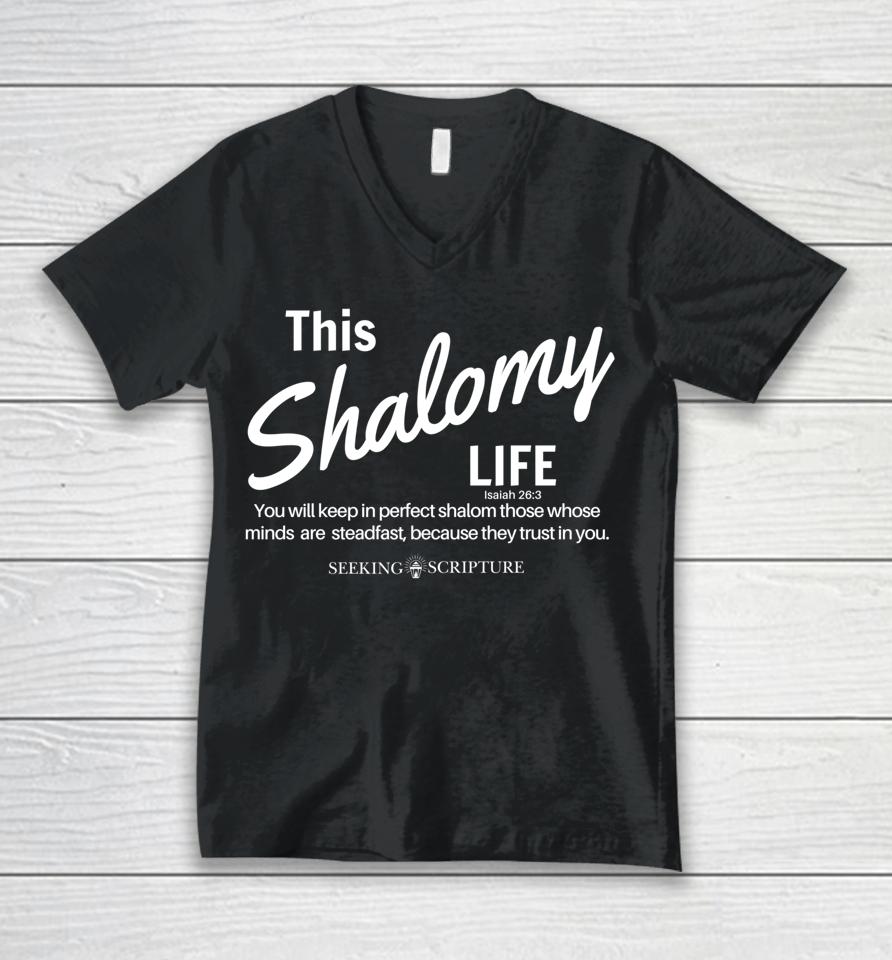 This Shalomy Life Unisex V-Neck T-Shirt