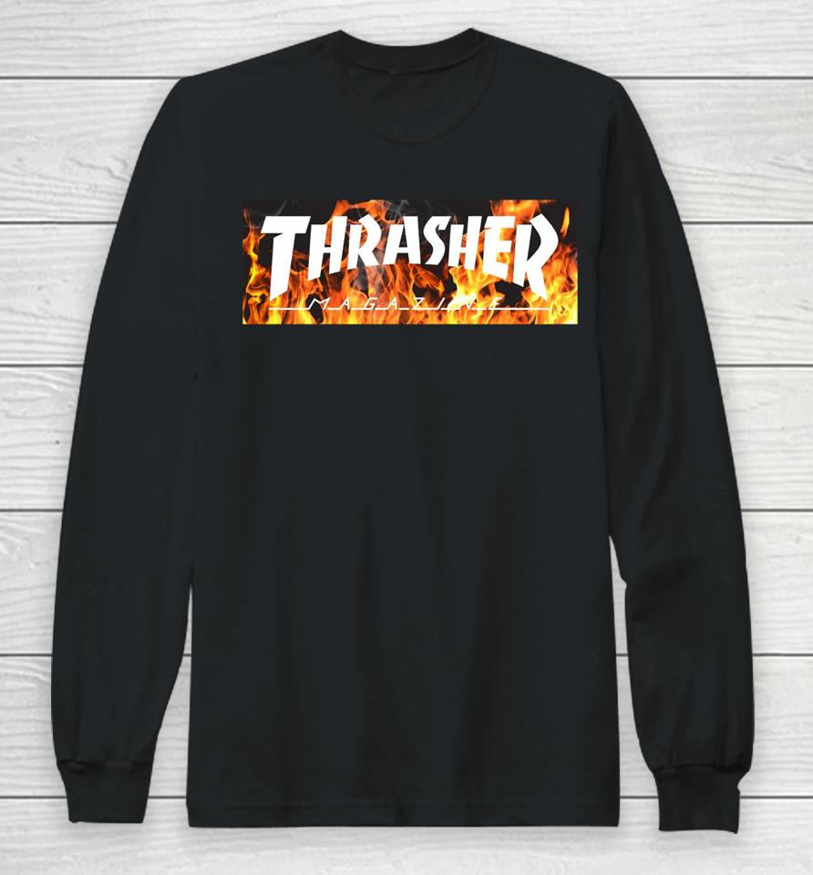 Thrasher Magazine Blaze Long Sleeve T-Shirt