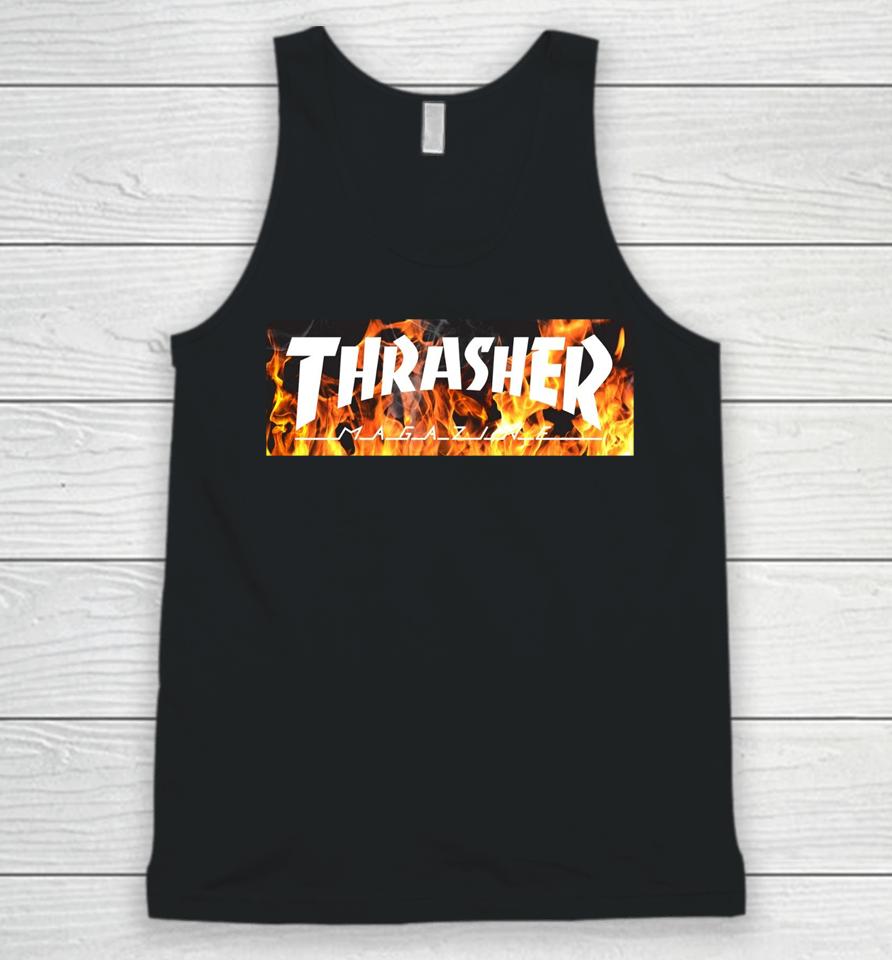 Thrasher Magazine Blaze Unisex Tank Top