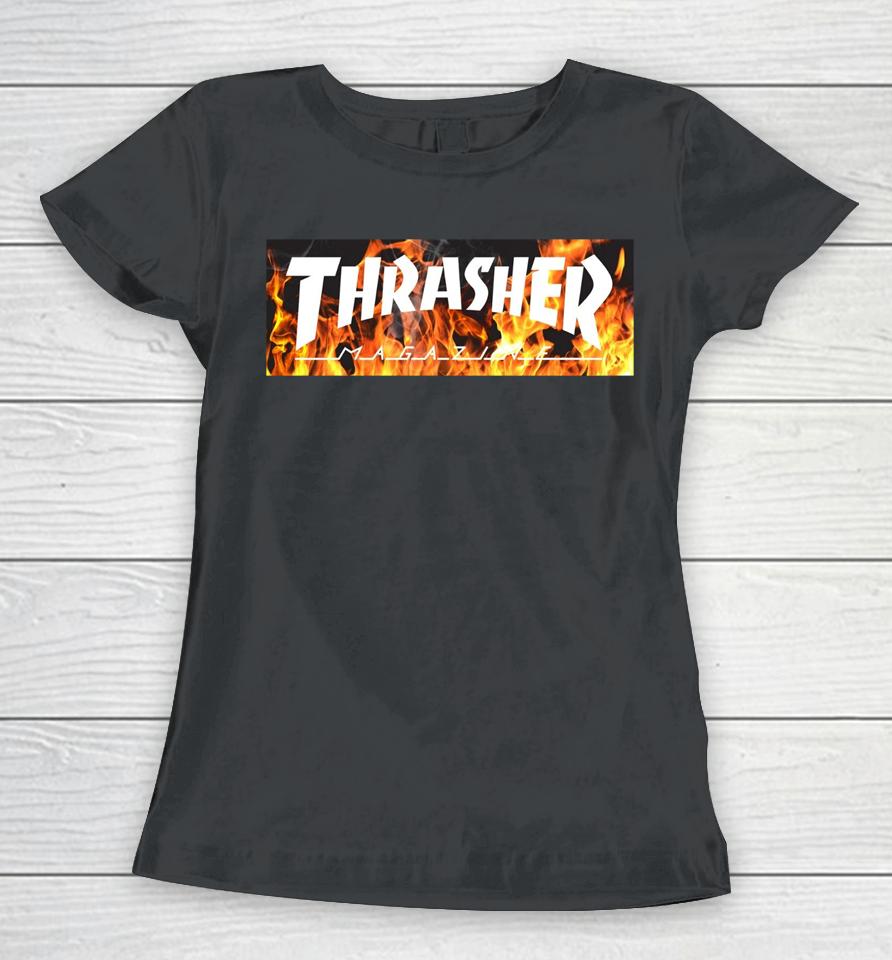 Thrasher Magazine Blaze Women T-Shirt