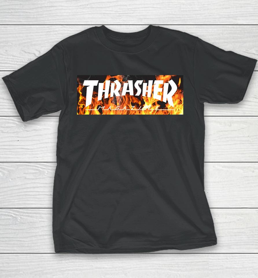 Thrasher Magazine Blaze Youth T-Shirt