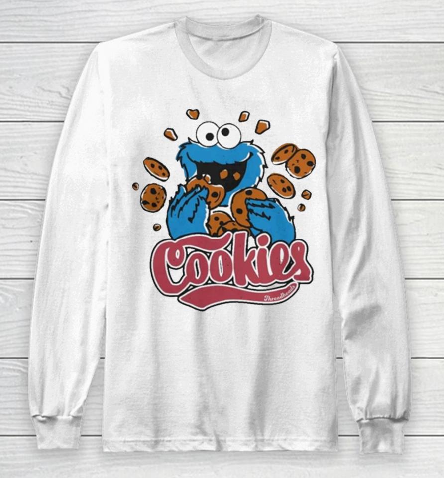 Threadheads Merch Cookie Monster Cookies Art Design Long Sleeve T-Shirt