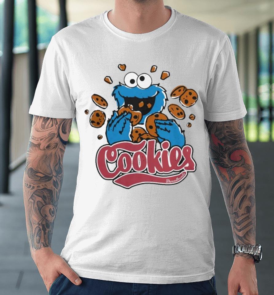 Threadheads Merch Cookie Monster Cookies Art Design Premium T-Shirt
