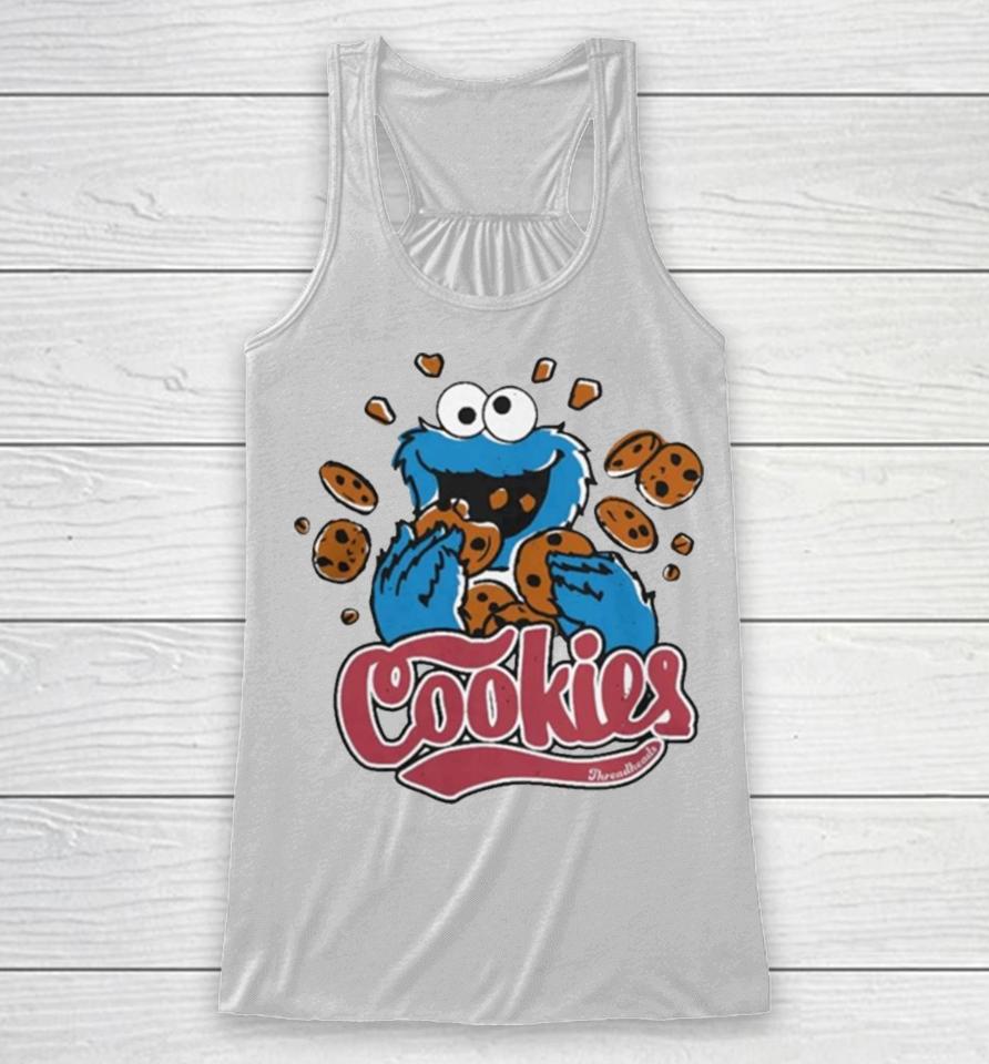 Threadheads Merch Cookie Monster Cookies Art Design Racerback Tank