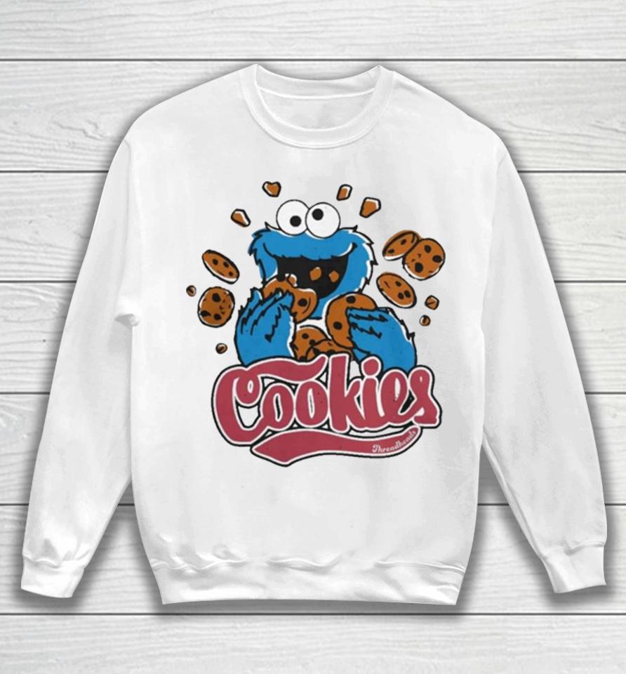 Threadheads Merch Cookie Monster Cookies Art Design Sweatshirt
