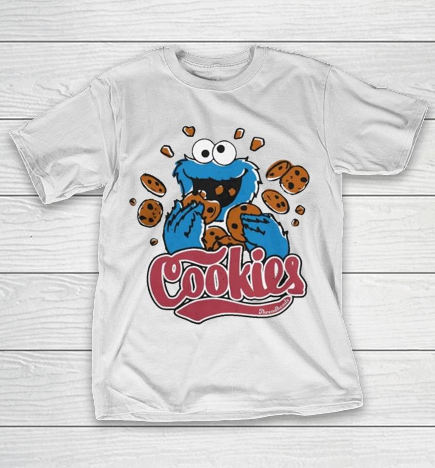 Threadheads Merch Cookie Monster Cookies Art Design T-Shirt