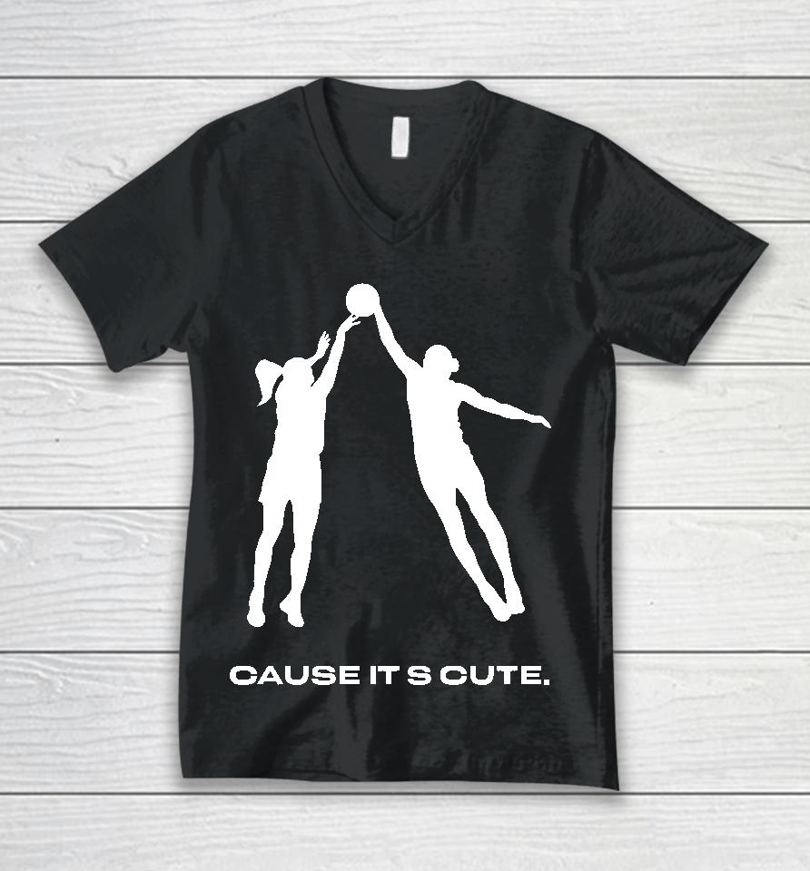 Three-Fifths Mafia Cause It's Cute Unisex V-Neck T-Shirt