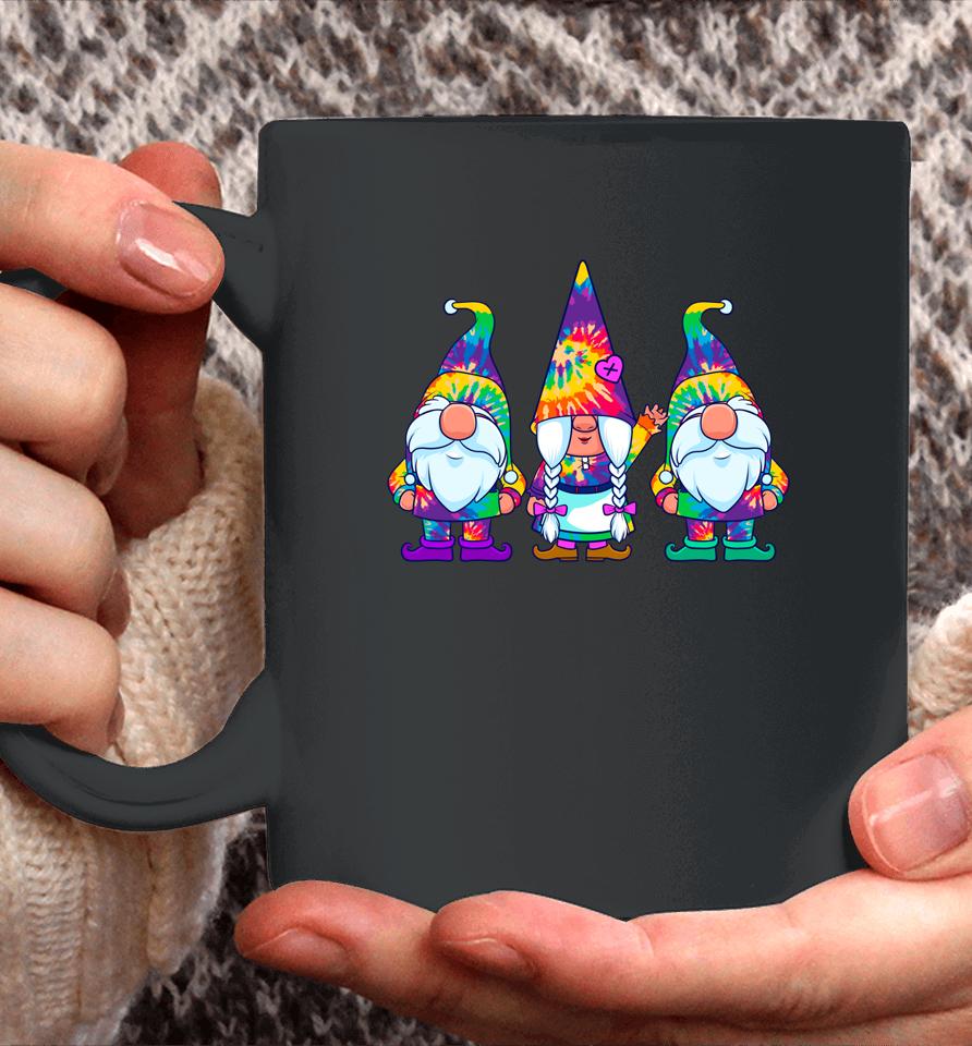 Three Hippie Gnomes Tie Dye Vintage Coffee Mug
