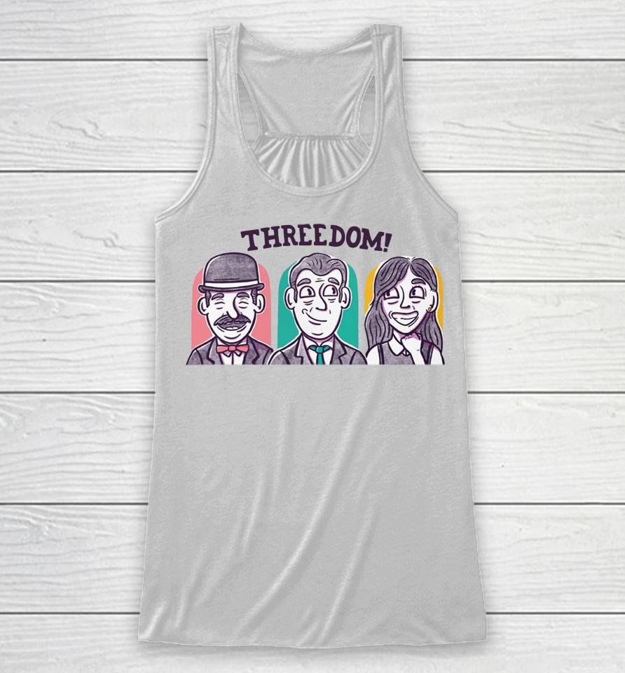 Threedom Employees Of The Month Racerback Tank
