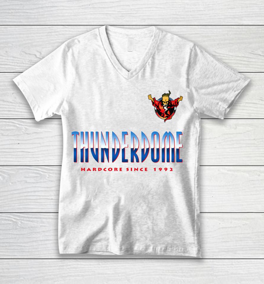 Thunderdome Football Unisex V-Neck T-Shirt