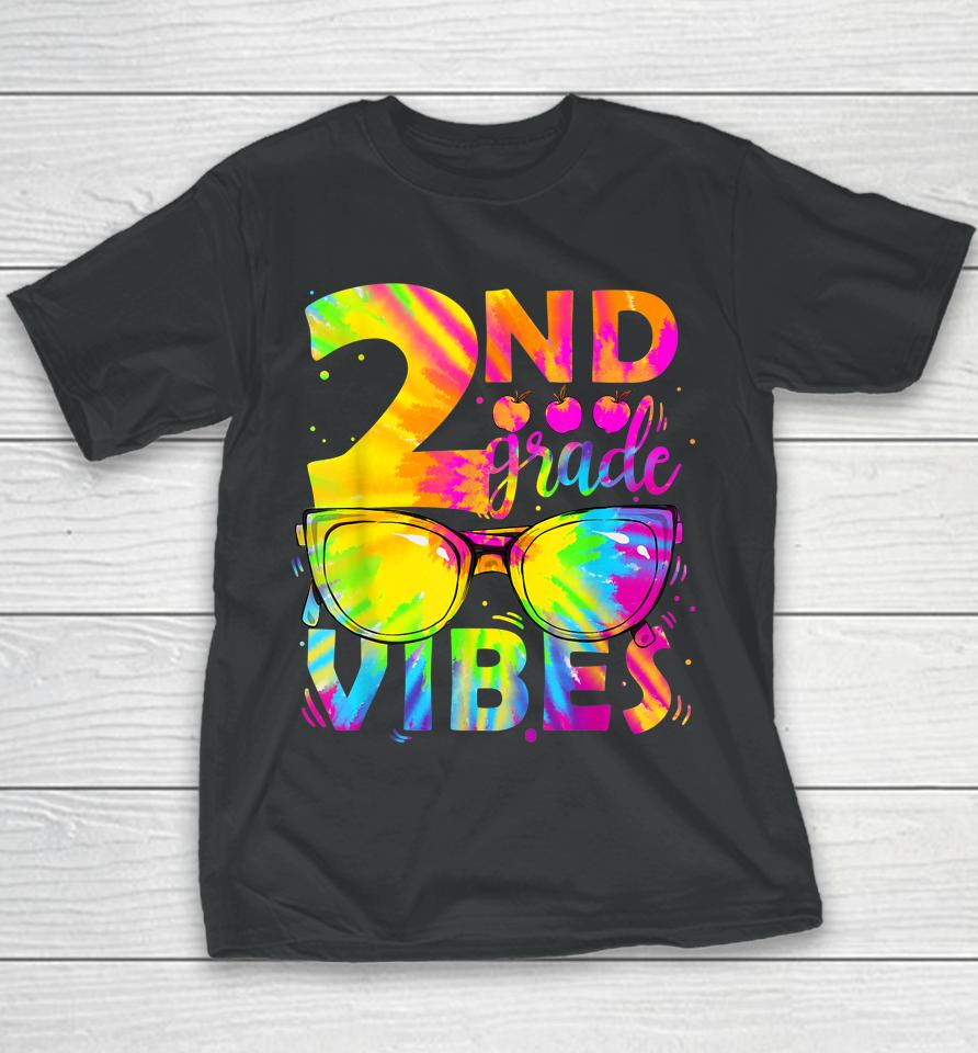 Tie Dye 2Nd Grade Vibes Teacher First Day Of Back To School Youth T-Shirt
