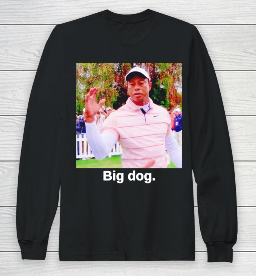 Tiger Woods Big Dog Long Sleeve T-Shirt