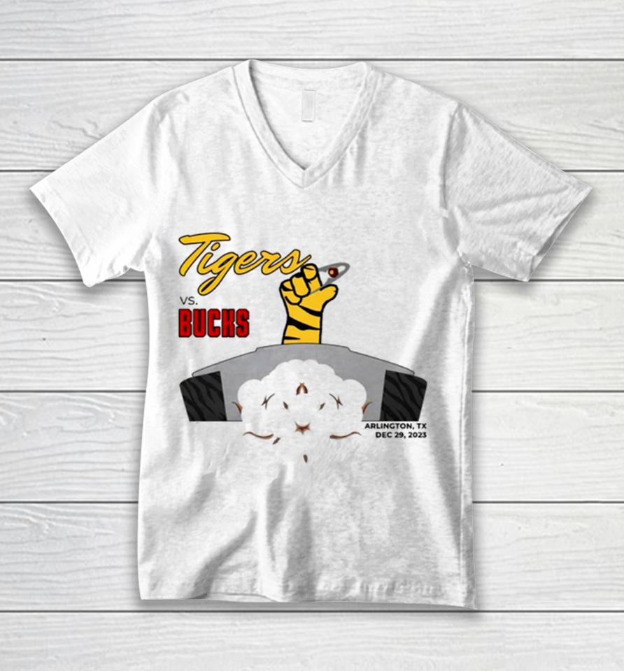 Tigers Vs Buck Bowl Game Missouri Tigers Unisex V-Neck T-Shirt