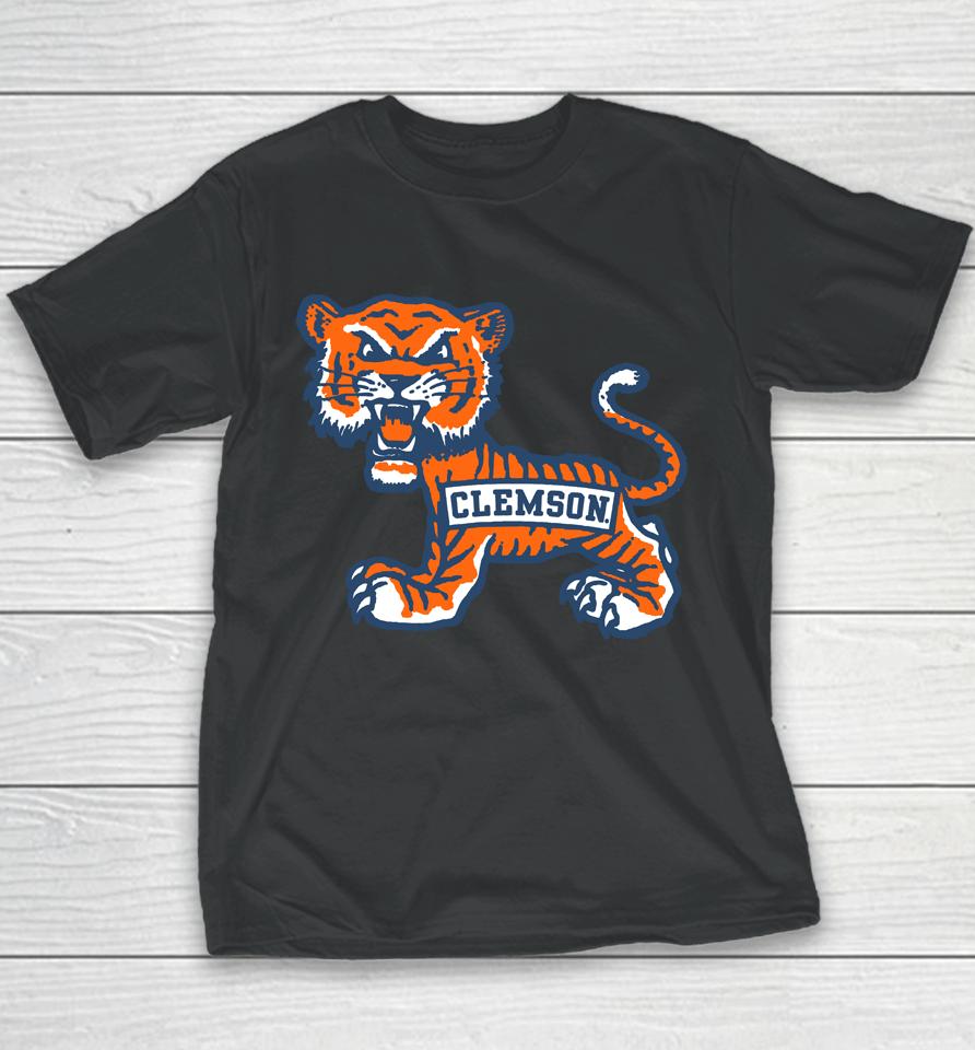 Tigertown Graphics Clemson Big Old School Tiger Youth T-Shirt