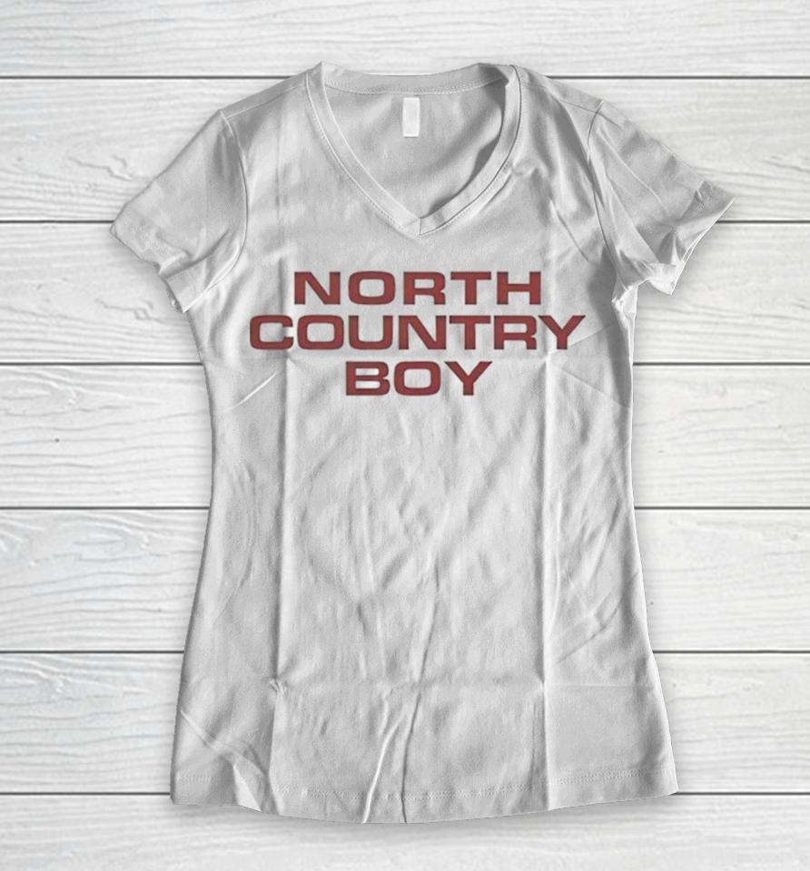 Tim Burgess North Country Boy Women V-Neck T-Shirt