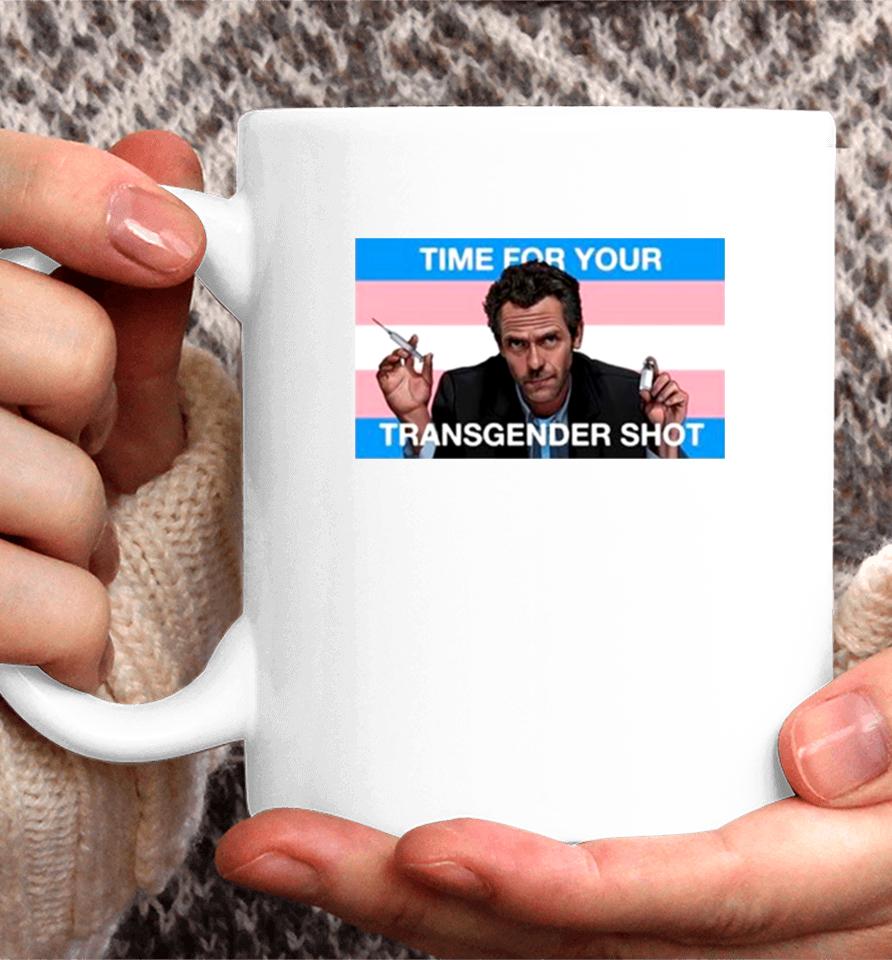 Time For Your Transgender Shot Lgbt Flag Coffee Mug