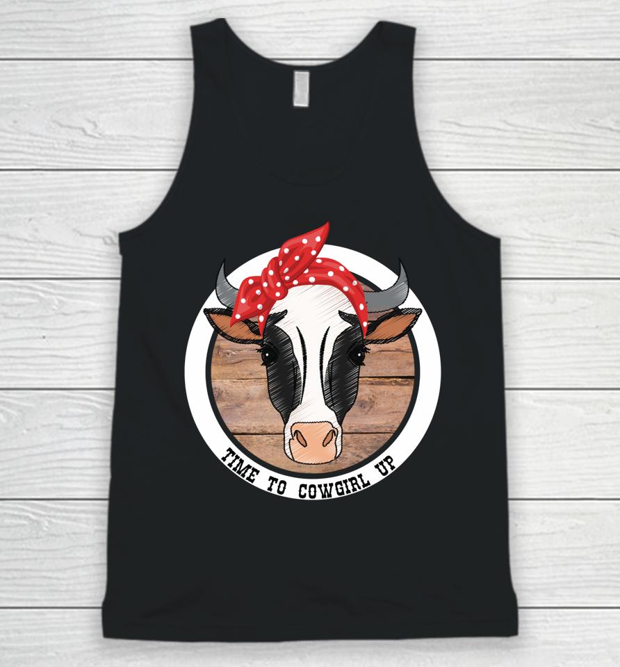 Time To Cowgirl Up Unisex Tank Top