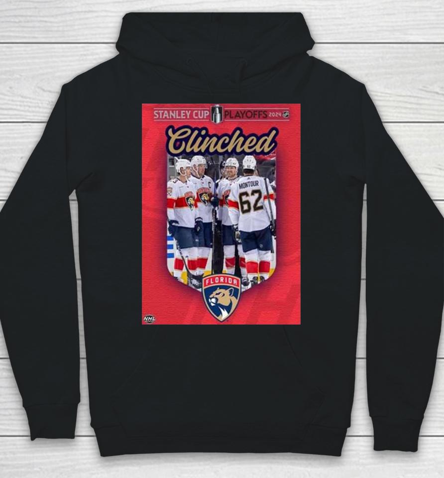 Time To Hunt For The Florida Panthers Have Clinched A Spot In The Stanley Cup Playoffs 2024 Nhl Hoodie