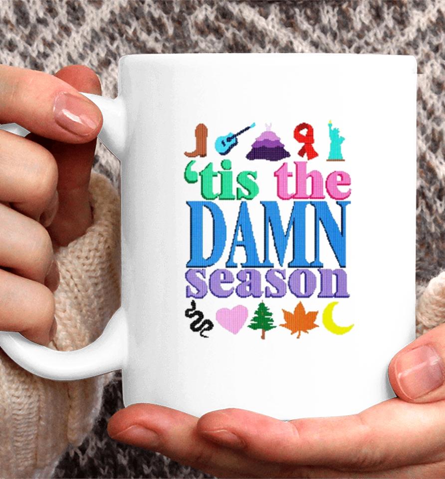 ’Tis The Damn Season Ugly Christmas Coffee Mug