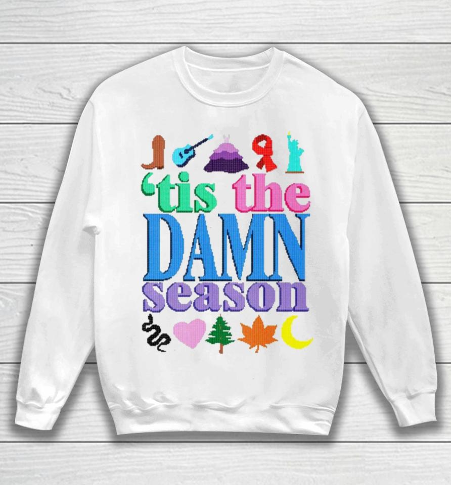 ’Tis The Damn Season Ugly Christmas Sweatshirt