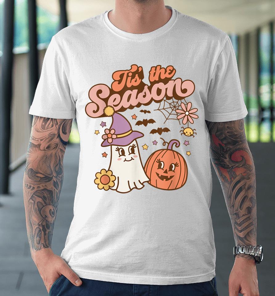 Tis The Season Pumpkin Shirt Spice Fall Autumn Halloween Premium T-Shirt