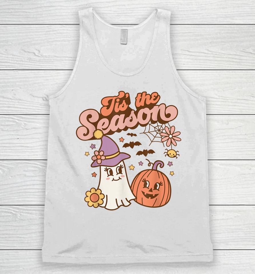 Tis The Season Pumpkin Shirt Spice Fall Autumn Halloween Unisex Tank Top