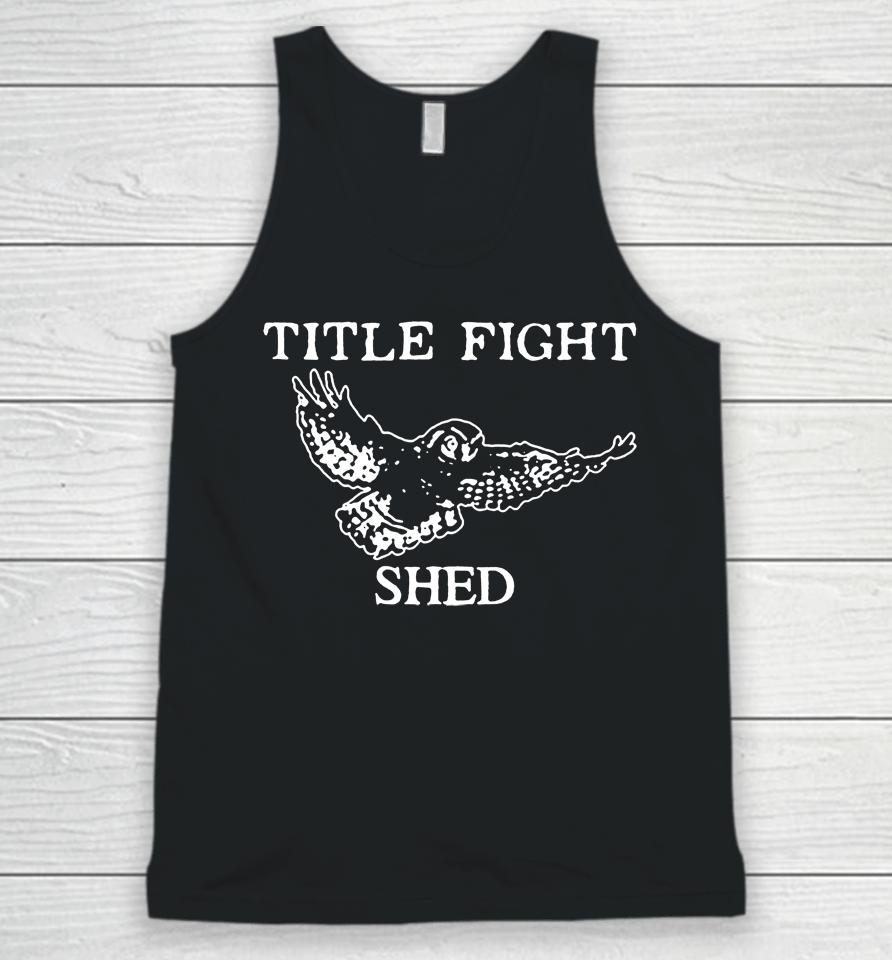 Title Fight Shed Owl Unisex Tank Top