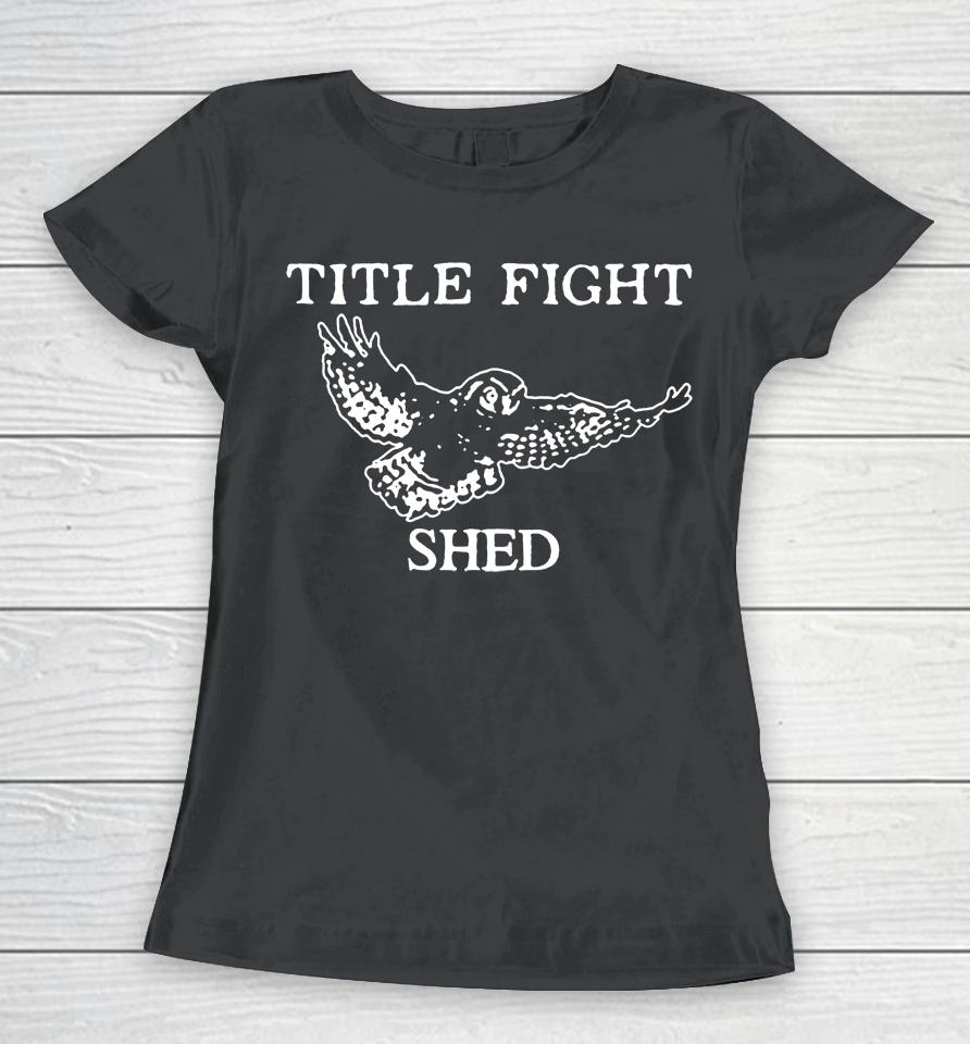 Title Fight Shed Owl Women T-Shirt